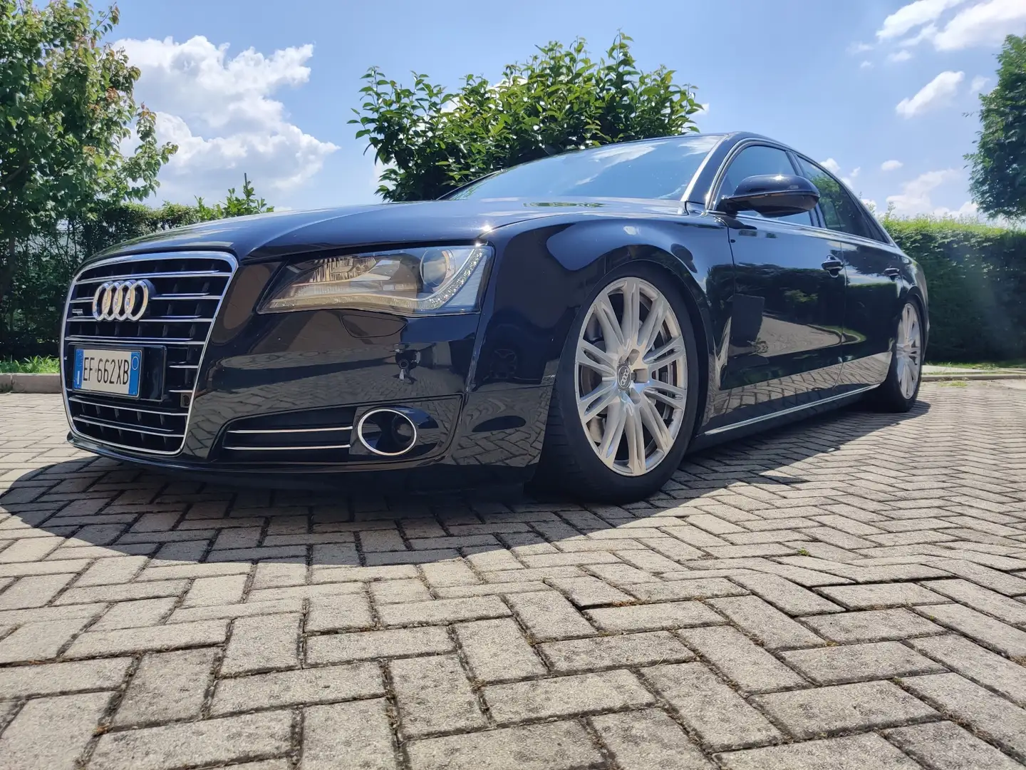 Audi A8 4.2 TDI Turbine nuove Bollo pagato Nero - 1