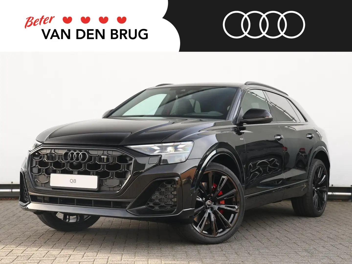 Audi Q8 Pro Line S Competition 60 TFSI e 360 kW / 490 PK | Zwart - 1
