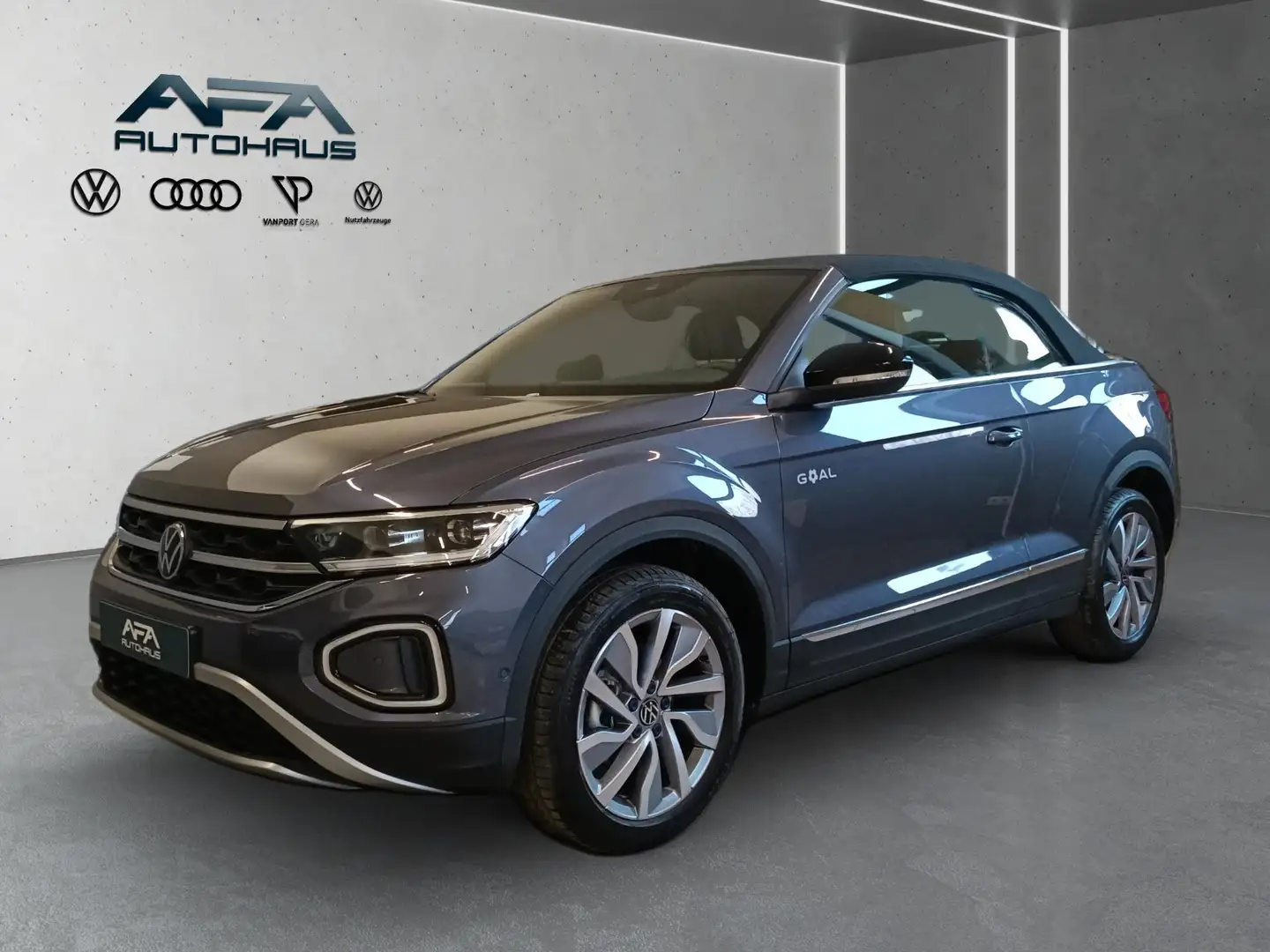 Volkswagen T-Roc Cabriolet 1.5 TSI GOAL DSG LED+*NAV*ACC*DC Schwarz - 2