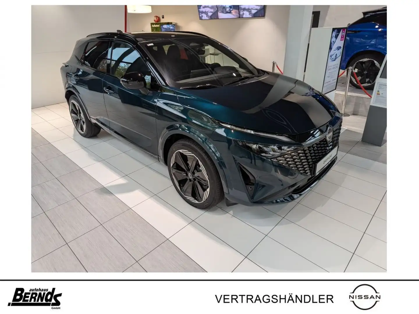 Nissan Qashqai 1.3 DIG-T MHEV Xtronic N-Design  KOMFORT GLASDACH Blau - 1