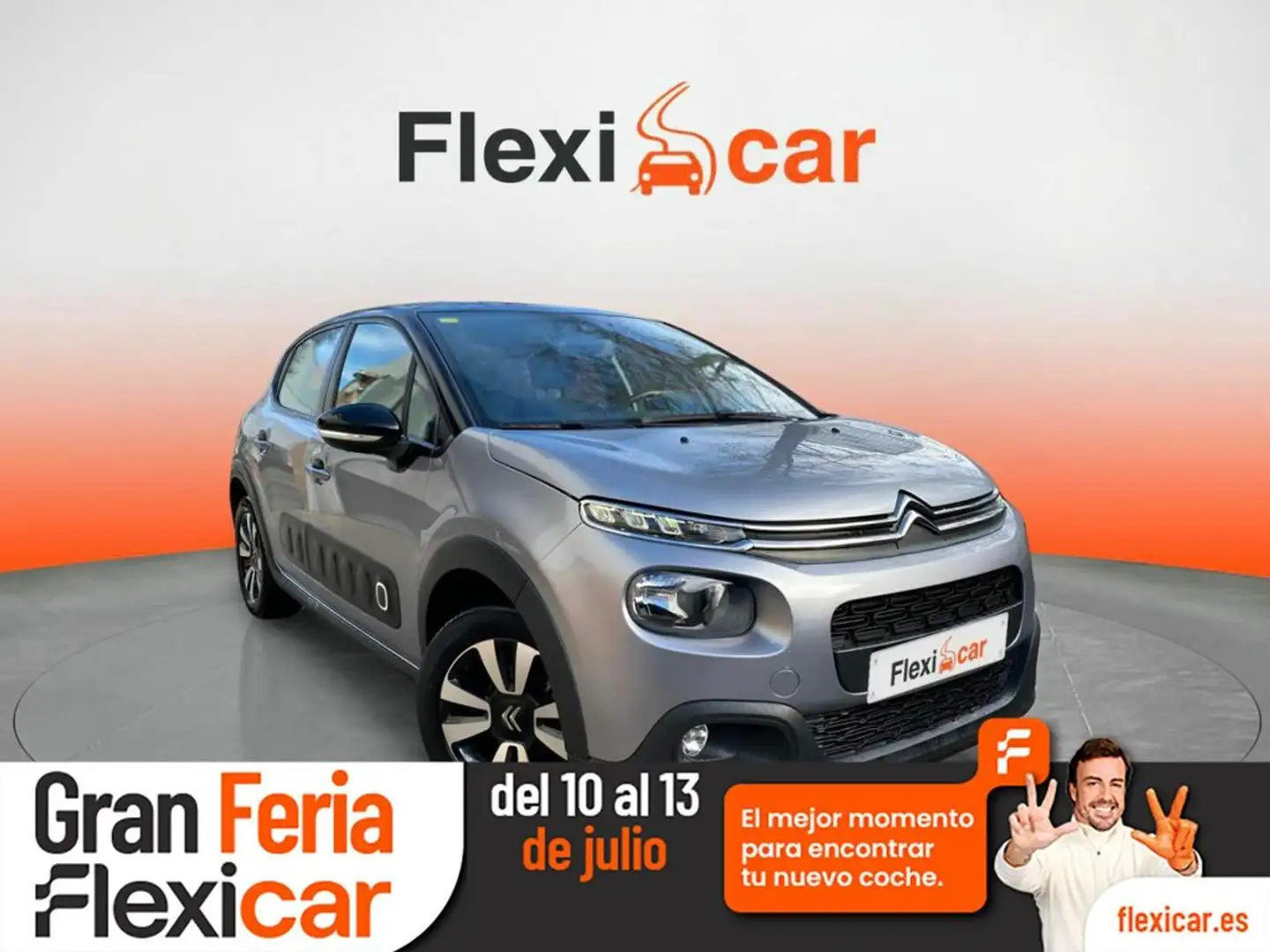 Citroen C3 PureTech 60KW (83CV) FEEL Gris - 1