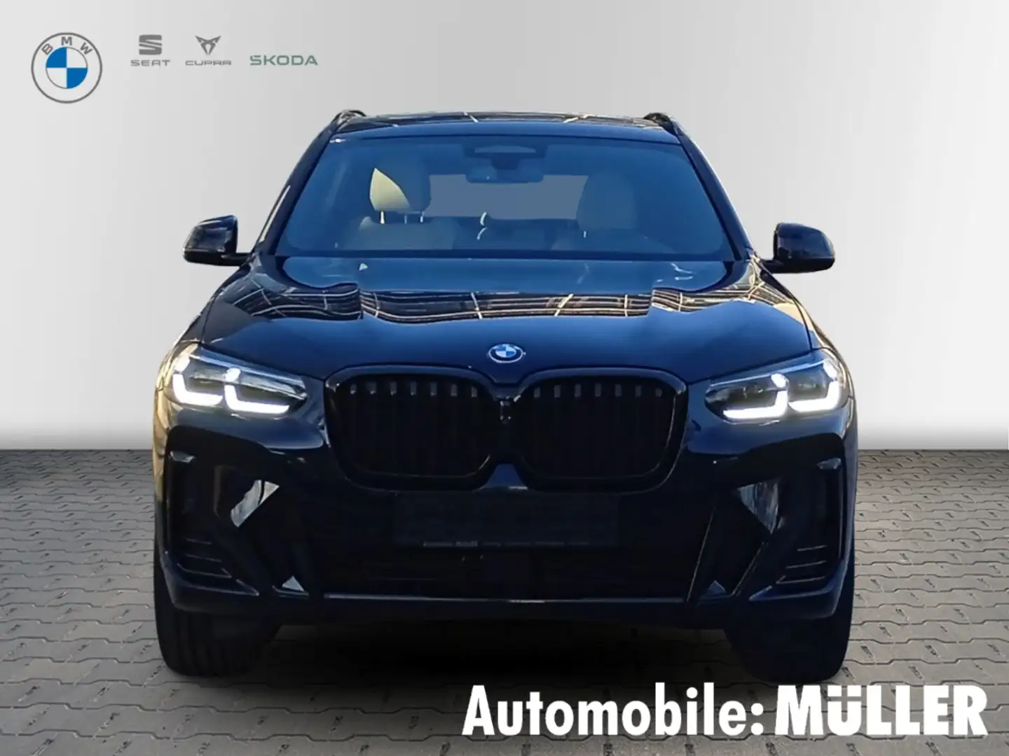 BMW X3 xDrive 30d MSport*AHK*Panorama*Laser*HuD*Standhzg. Schwarz - 2