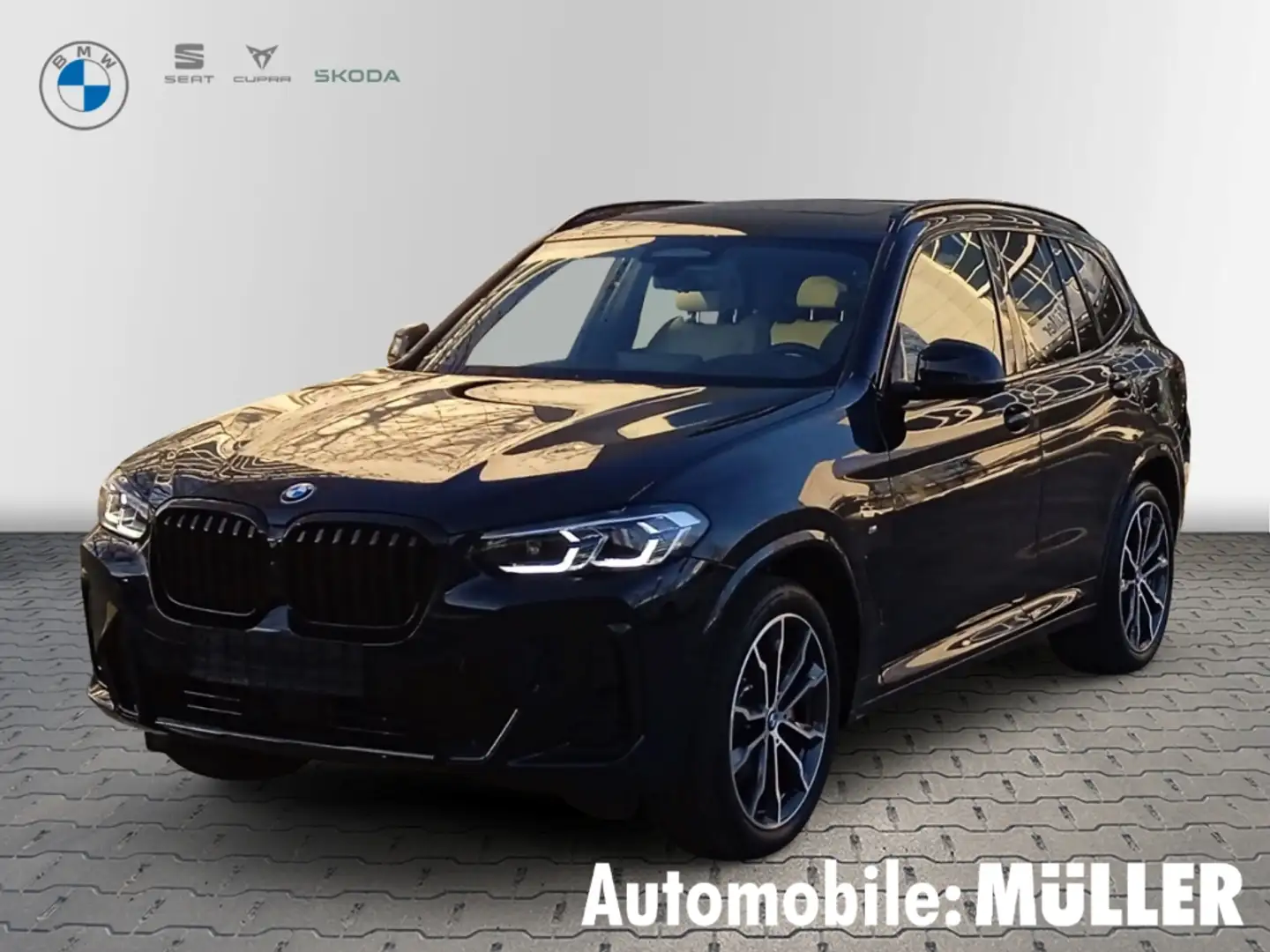 BMW X3 xDrive 30d MSport*AHK*Panorama*Laser*HuD*Standhzg. Schwarz - 1