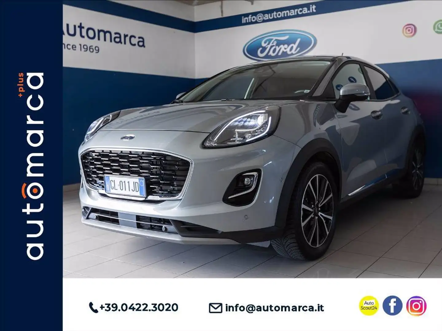 Ford Puma 1.0 ecoboost h Titanium s&s 125cv auto Grigio - 1