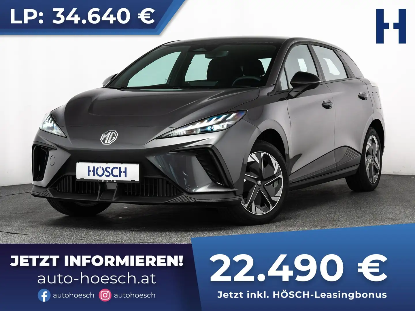 MG MG4 51KWh TOP-ANGEOBT++ Grau - 1