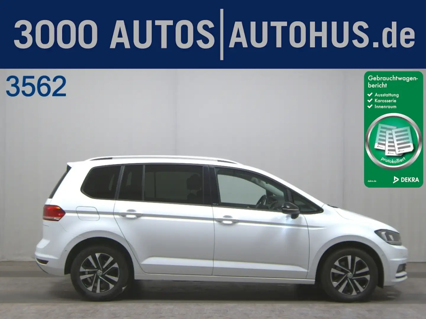 Volkswagen Touran 2.0 TDI BMT IQ.DRIVE AHK ACC Navi Weiß - 1