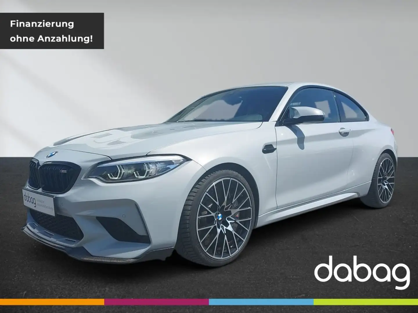 BMW M2 M2 Competition Coupe Schalter Navi Leder Kamera Argent - 1
