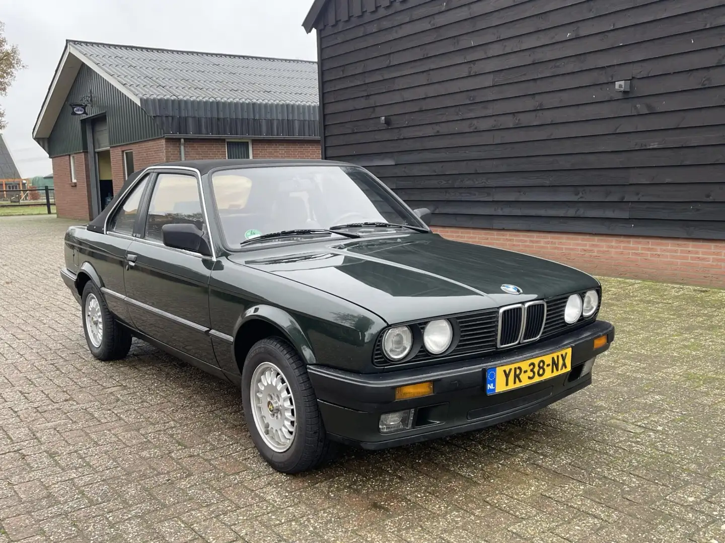 BMW 316 3-serie Cabrio E30 316i Baur TC Origineel NL Groen - 1