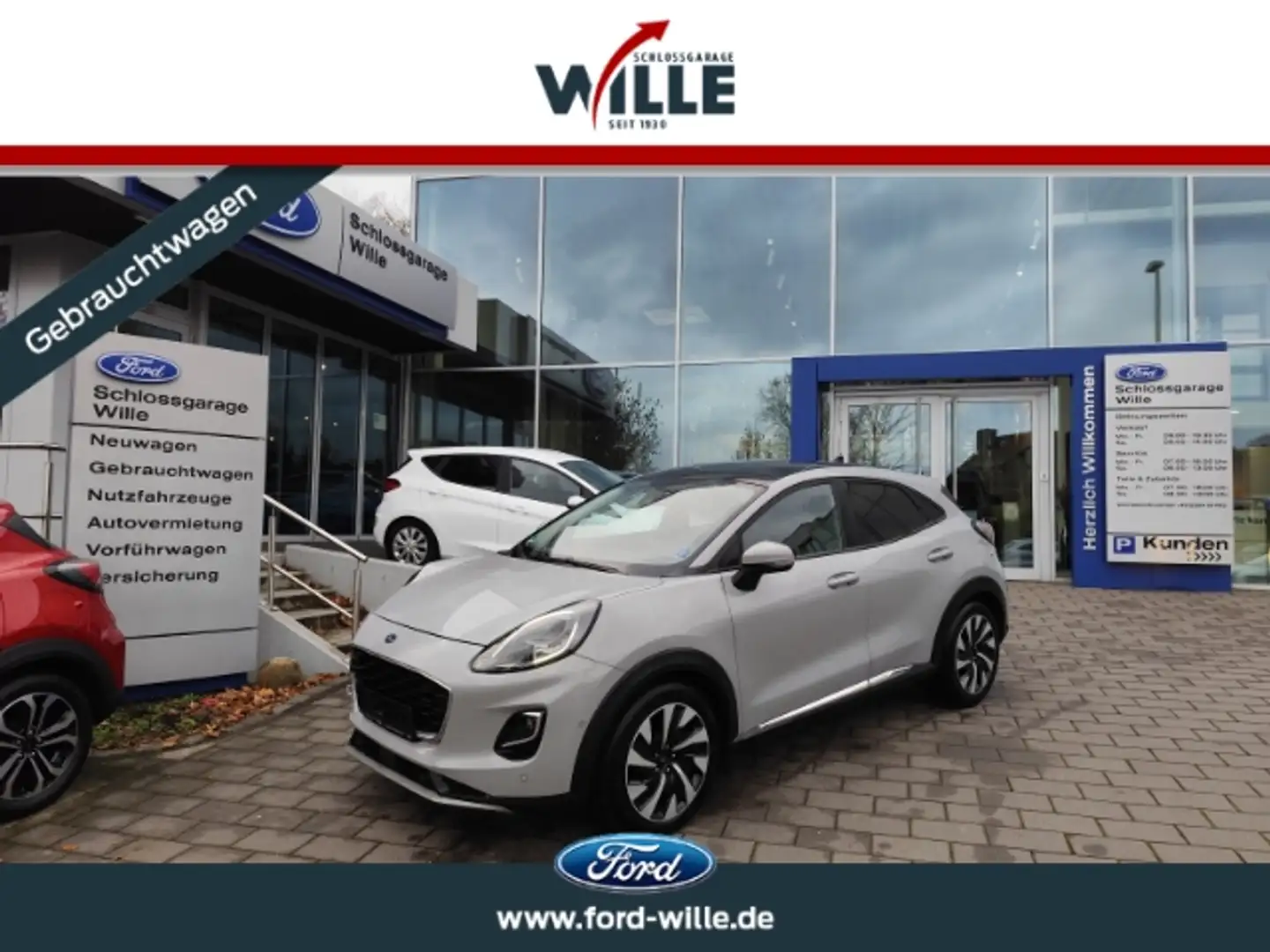 Ford Puma Titanium X LED Panorama Massage-Sitze Navi RFK Gris - 1