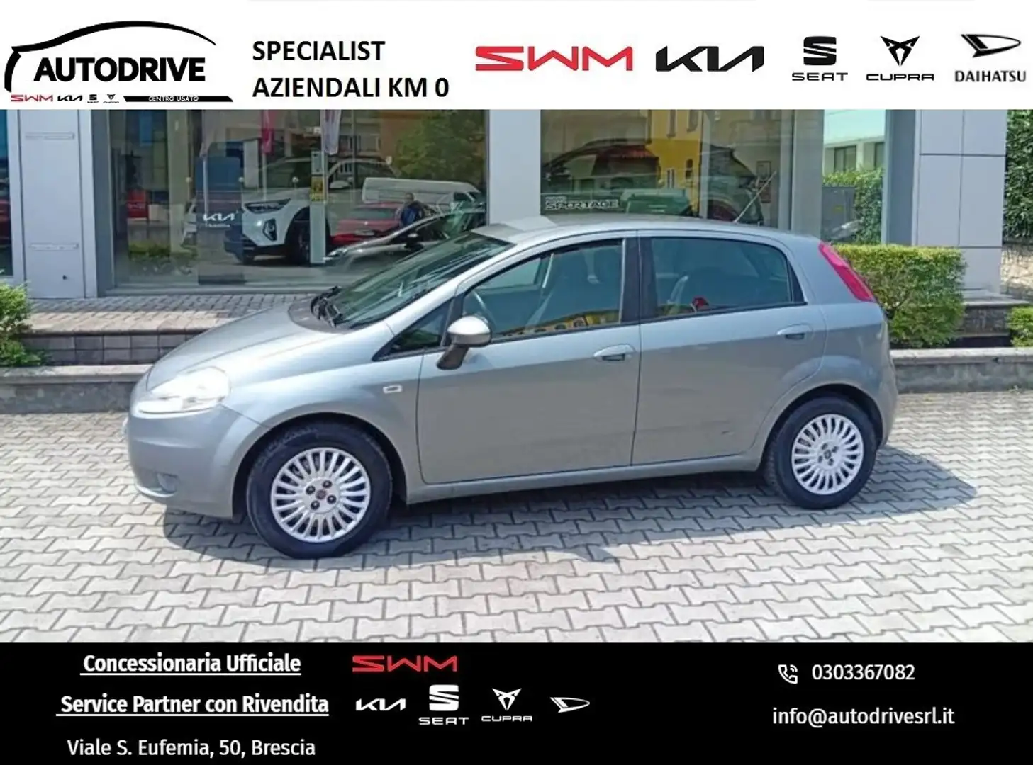 Fiat Grande Punto Grande Punto 1.4 5 porte Active Grigio - 1