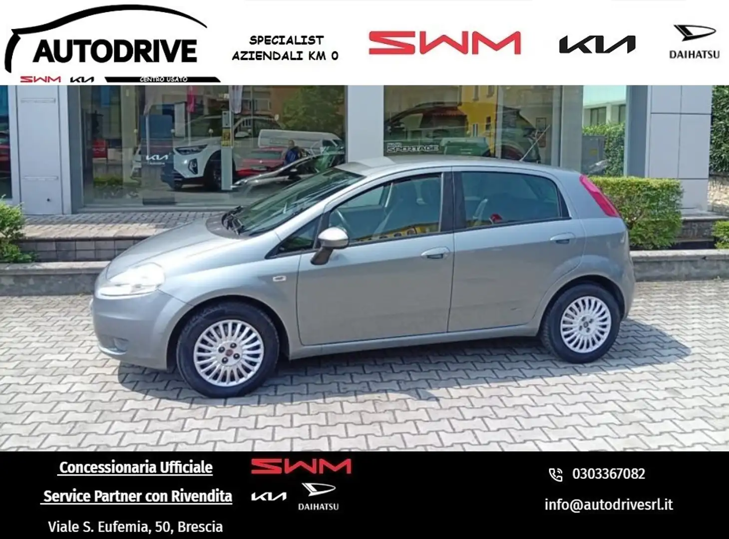 Fiat Grande Punto Grande Punto 1.4 5 porte Active Grigio - 1