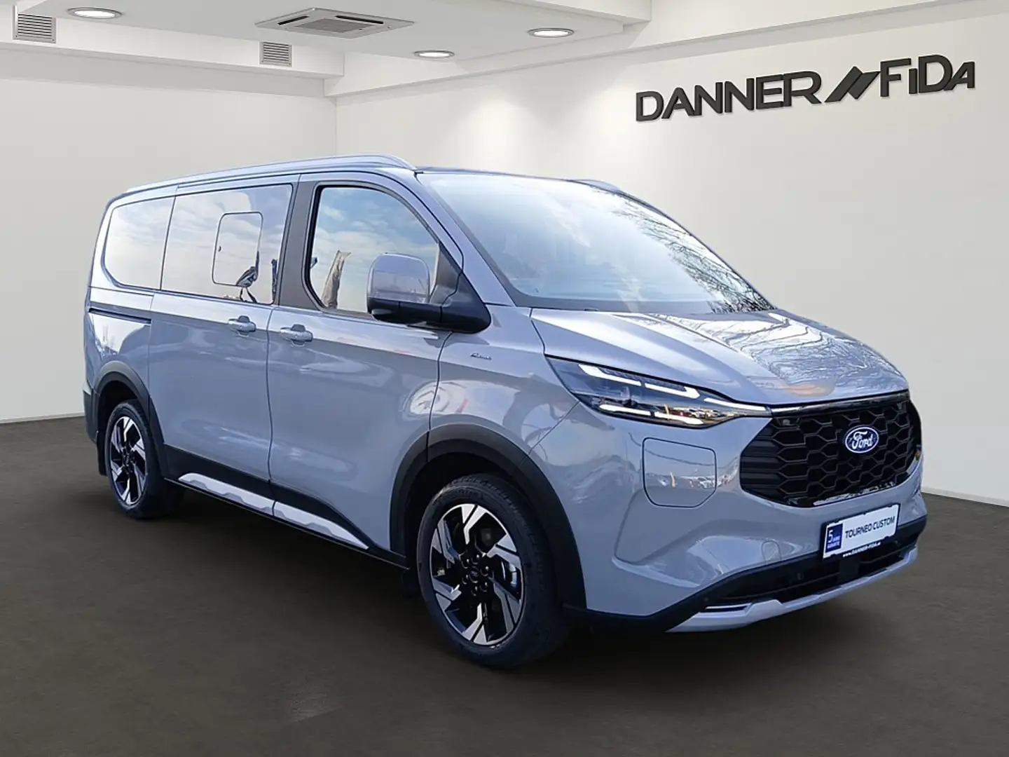 Ford Tourneo Custom Active 233PS Plug-in Hybrid L1H1 Automatik (VOR... Grau - 2