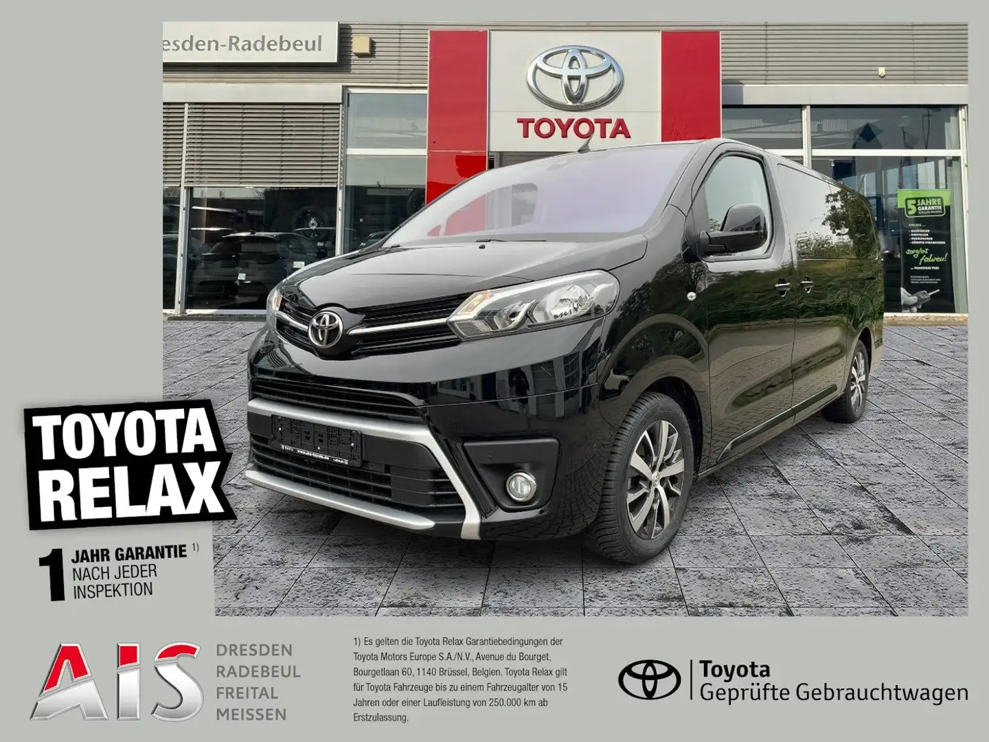 Toyota Proace Verso 2.0 D-4D L2 Shuttle Comfort Navi Schwarz - 1