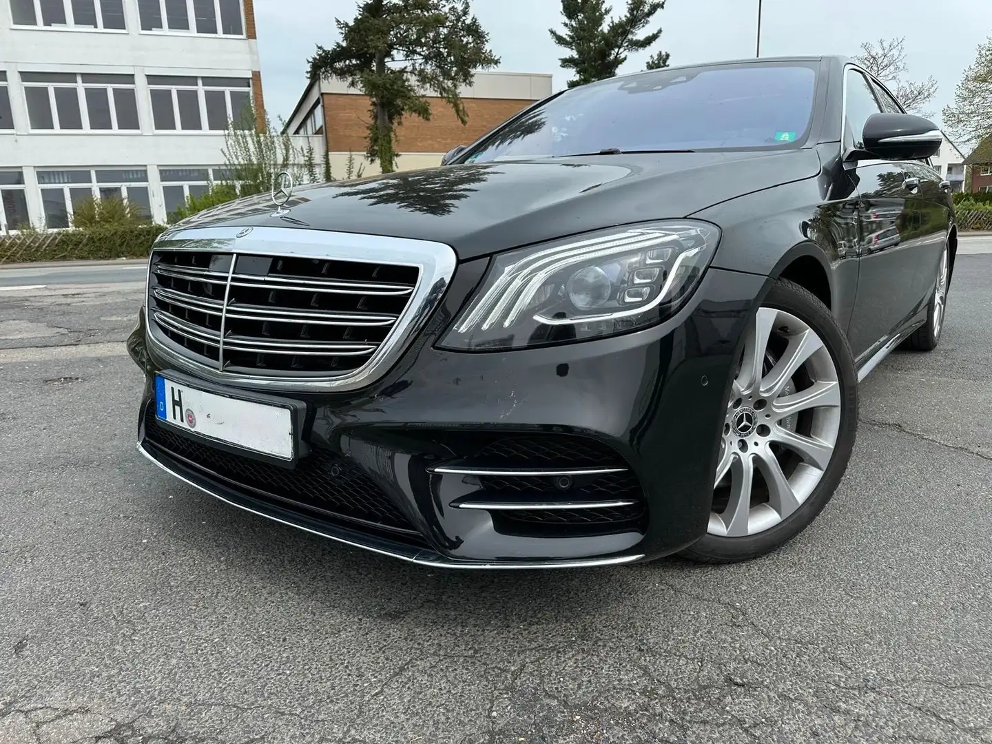 Mercedes-Benz S 500 S500 L AMG Chauffeur 360° StandHz. HeadUp Burm. Чёрный - 2
