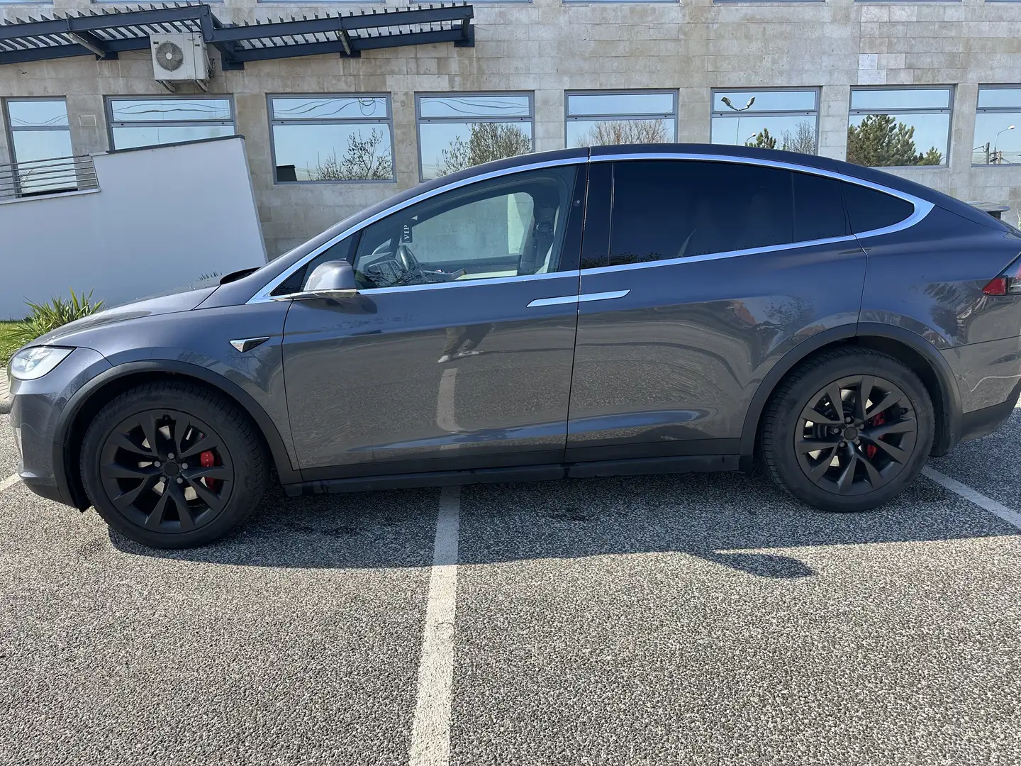 Tesla Model X P100D Ludicrous 770PS! Grau - 2