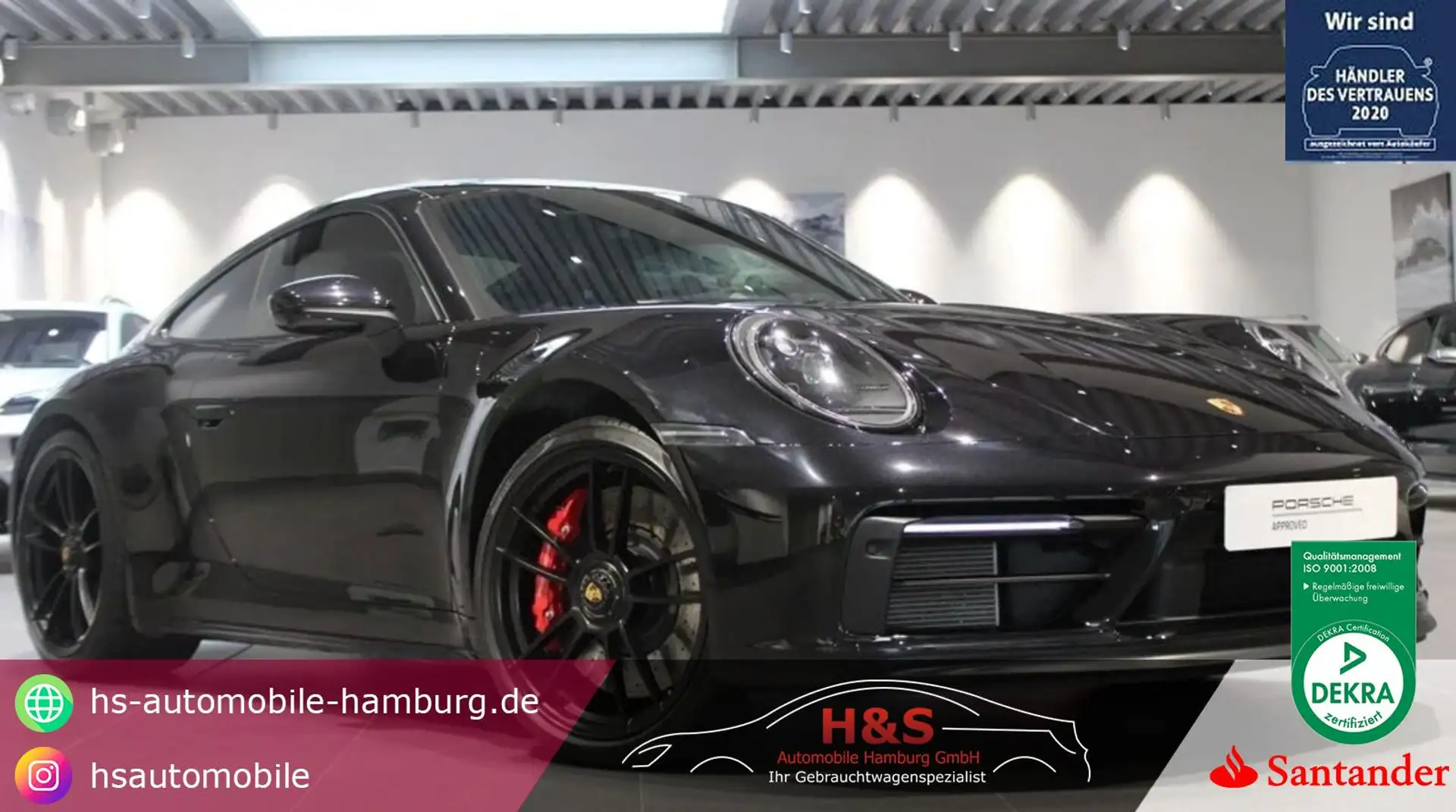 Porsche 911 Carrera 4 GTS Noir - 1