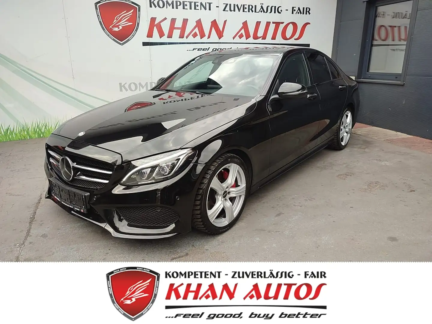 Mercedes-Benz C 220 d AMG Line Aut. *Schiebedach*Leder*LED* Schwarz - 1