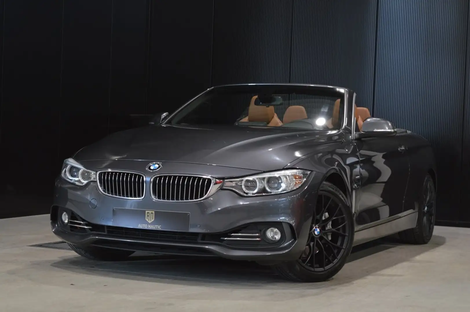 BMW 435 i Cabriolet 306 ch Luxury 1 MAIN !! Gris - 1