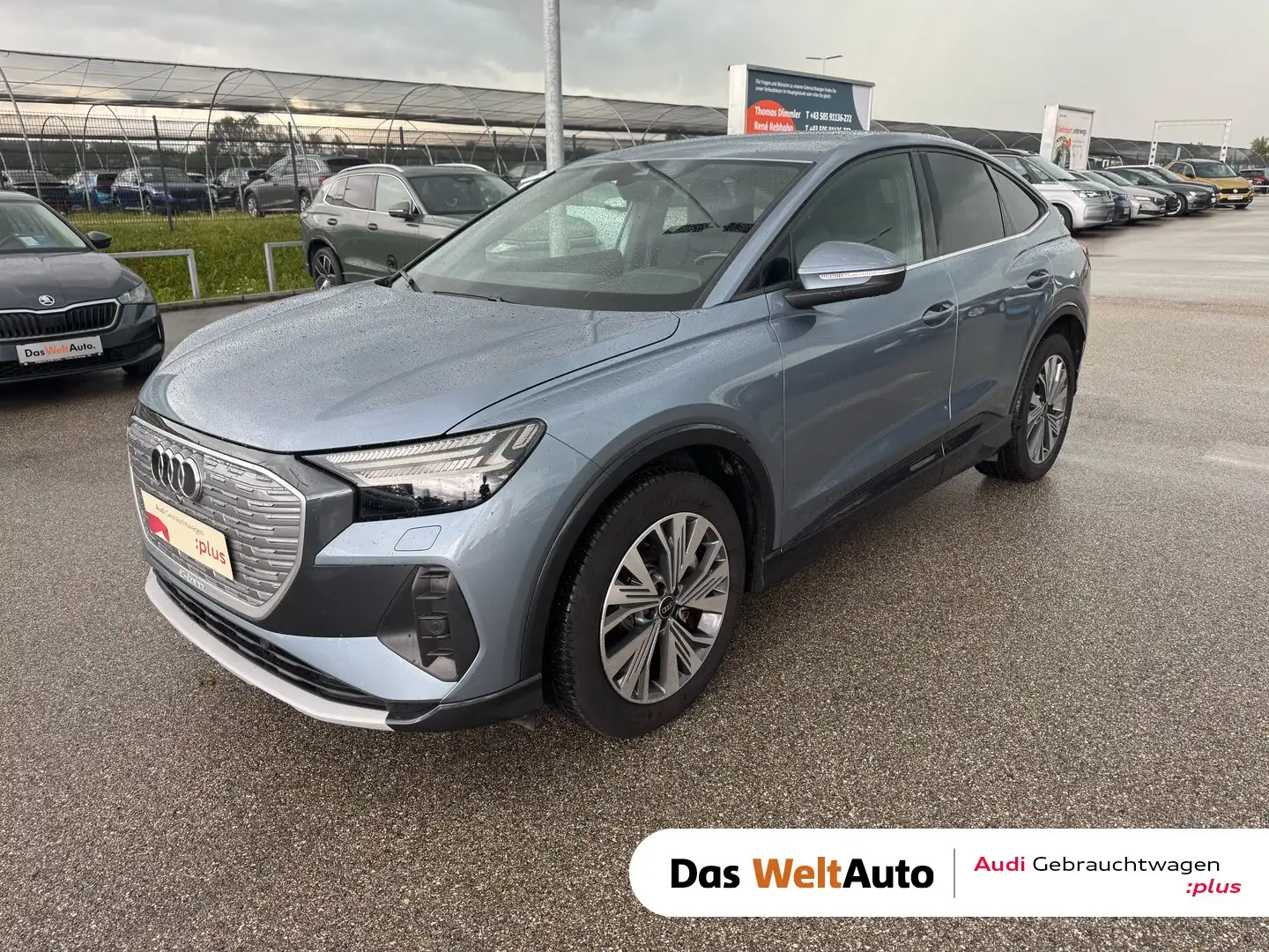 Audi Q4 e-tron Audi Q4 Sportback 50 e-tron quattro Blau - 1