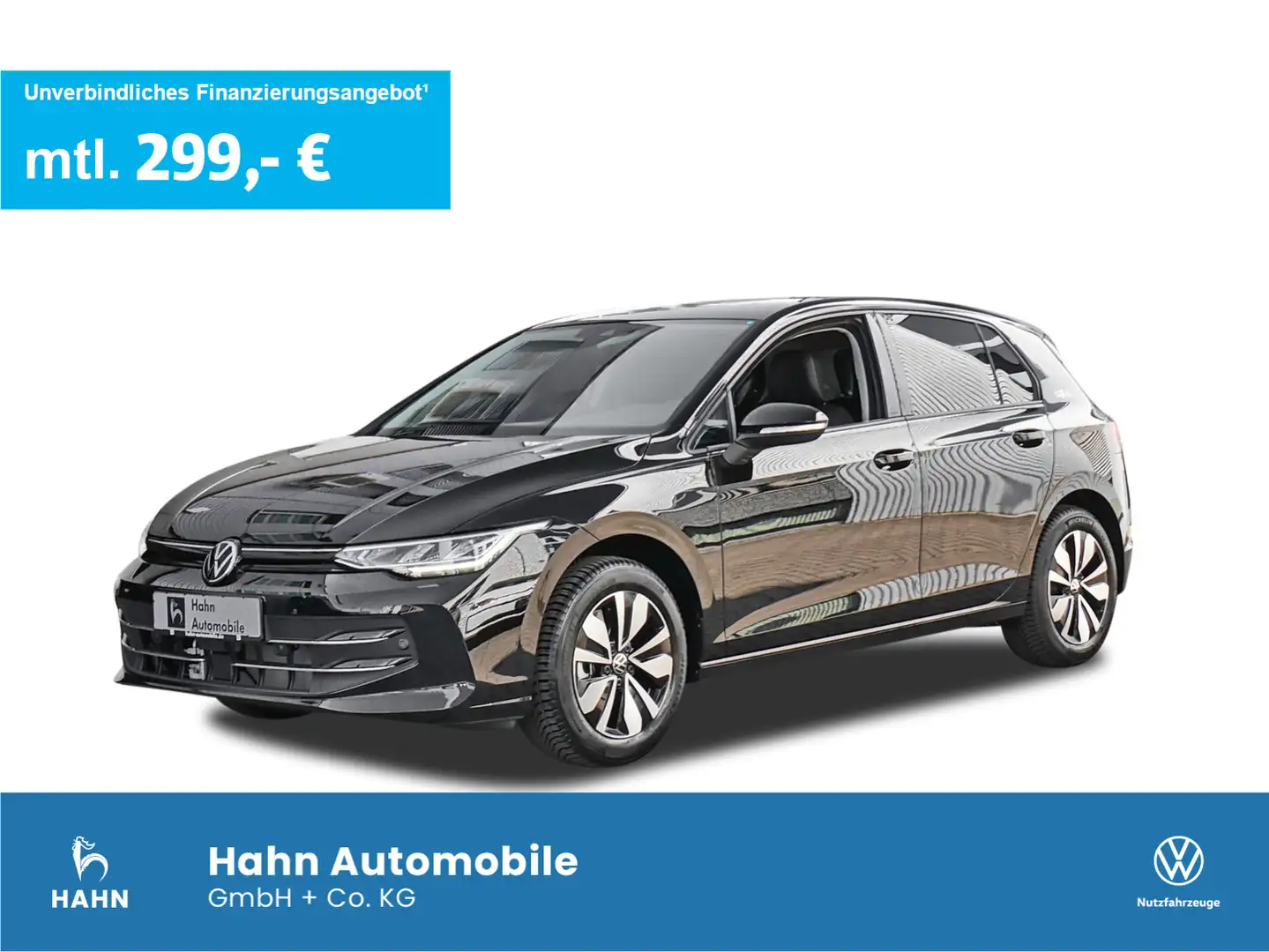 Volkswagen Golf GOAL 1,5eTSI 85KW DSG Rückfahrkamera Negro - 1