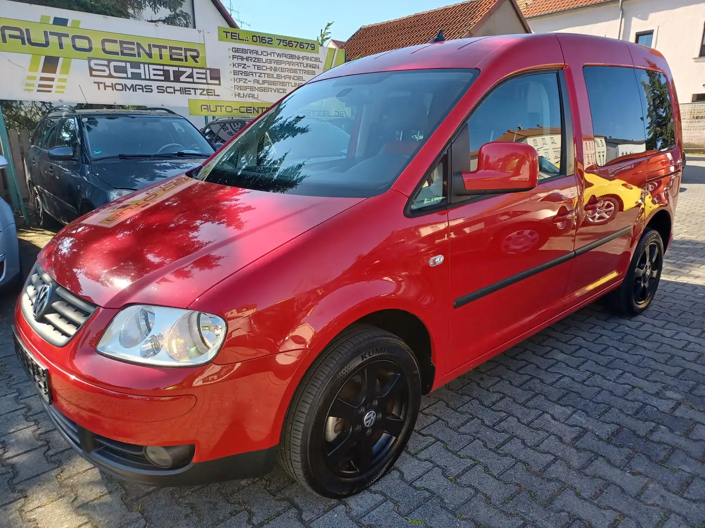 Volkswagen Caddy Life Team Caddy *Klima*AHK*TÜV/AU NEU* Rood - 1