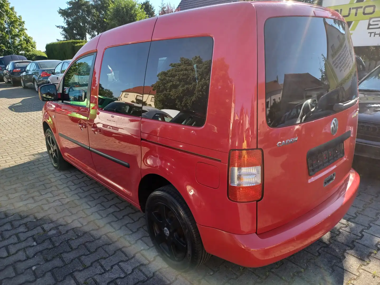 Volkswagen Caddy Life Team Caddy *Klima*AHK*TÜV/AU NEU* Rood - 2