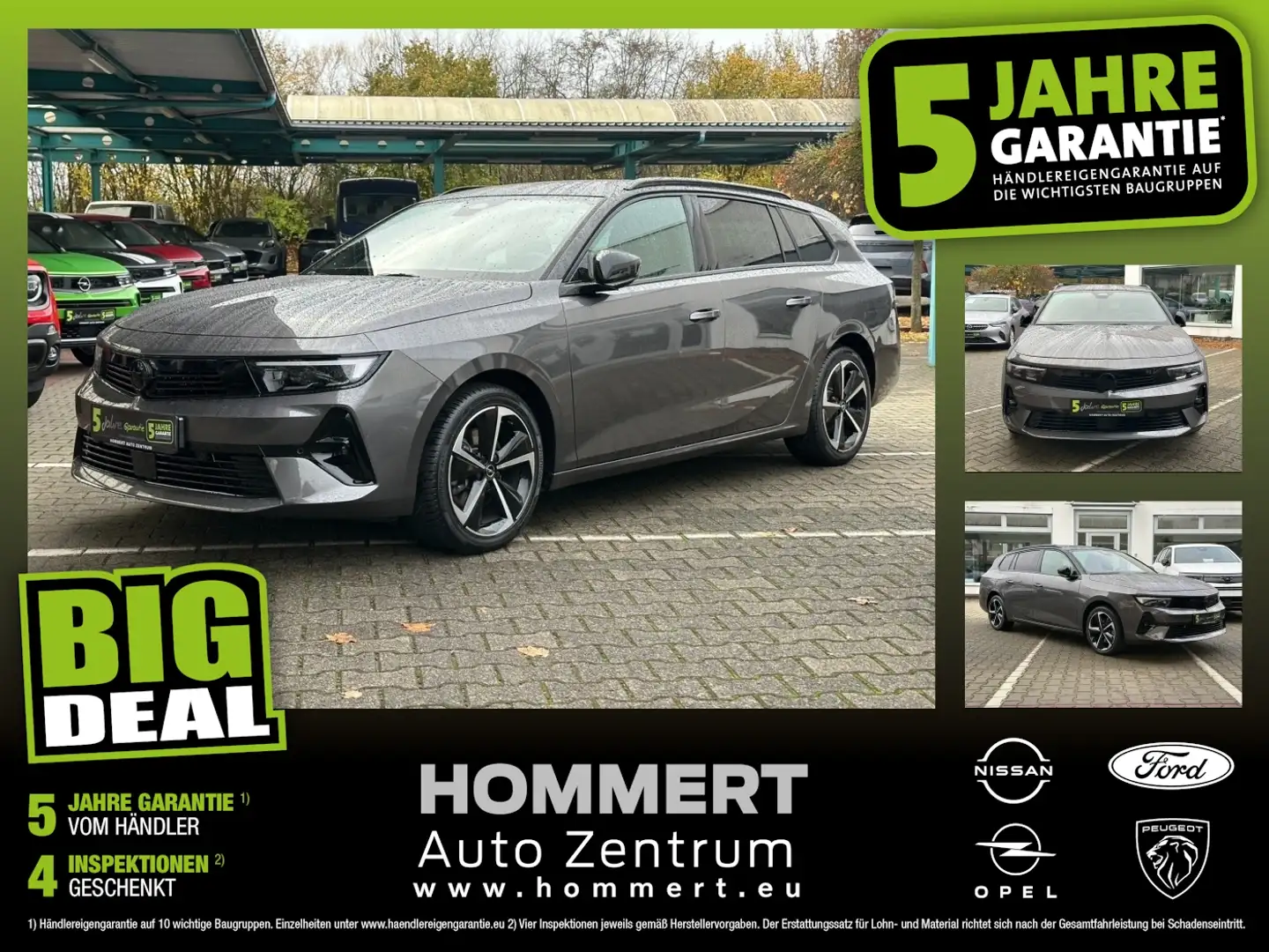 Opel Astra Sports Tourer 1.5 D GS *HUD*ACC*Kamera*Navi Grau - 1