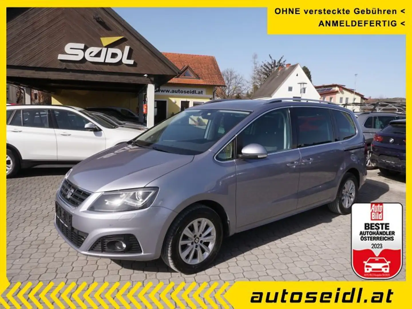 SEAT Alhambra Business 2,0 TDI CR 4WD *ALLRAD+XENON+NAVI* Šedá - 1