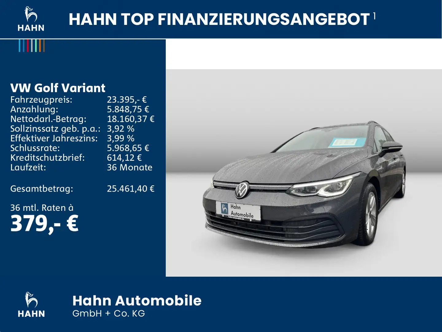 Volkswagen Golf Variant Golf VIII Variant 1.0 SI Life LED Navi APP ACC Gris - 2