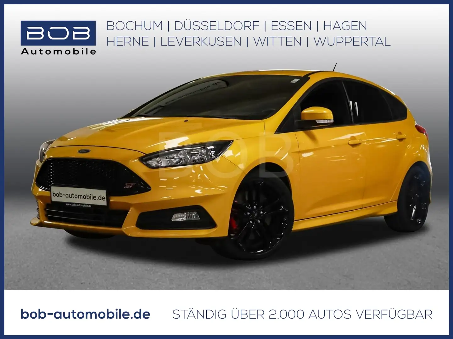 Ford Focus ST 2.0 EcoBoost NAVI CARPLAY SHZ LHZ BT LM Jaune - 1