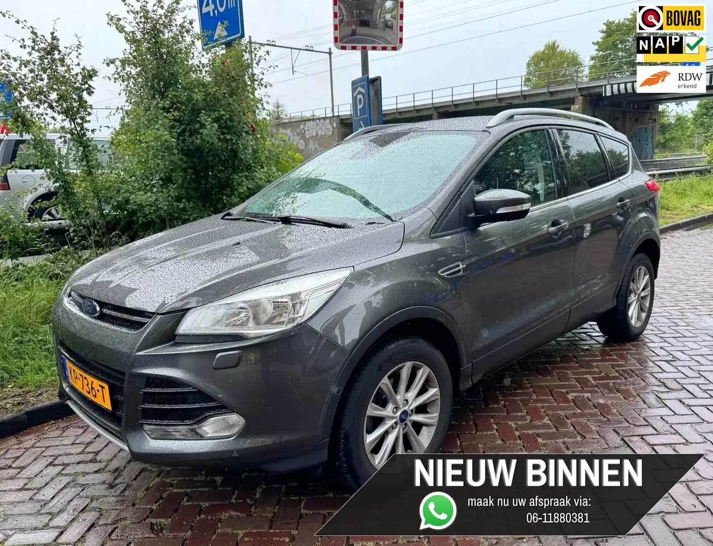 Ford Kuga 1.5 Titanium | VAN 2e EIGENAAR | TREKHAAK | Grau - 1