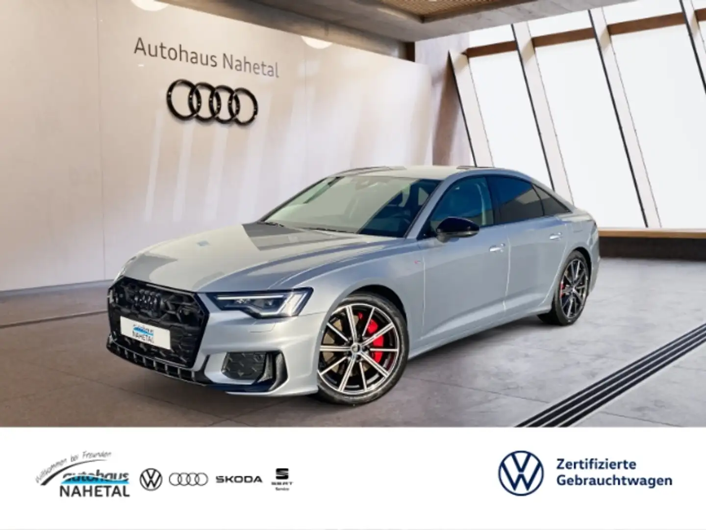Audi A6 LIMOUSINE S-LINE 55 TFSI e BUSINESSP 20'' B&O  STA Silber - 1