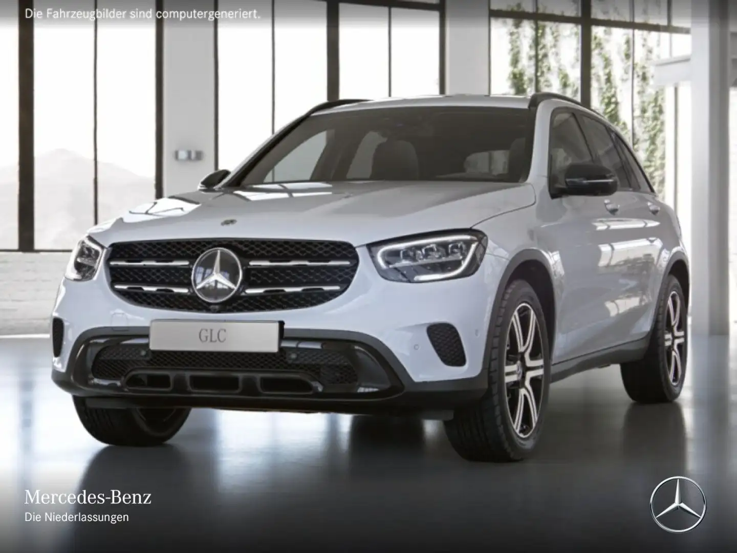 Mercedes-Benz GLC 220 d 4M NIGHT+360+AHK+LED+FAHRASS+SITZKLIMA Weiß - 2