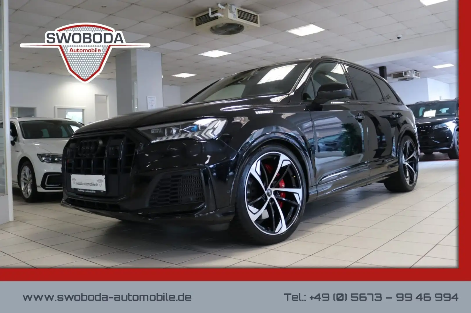 Audi SQ7 Luft 360 Laser HUD STHZ Pano Memory 7 Sitzer Noir - 1