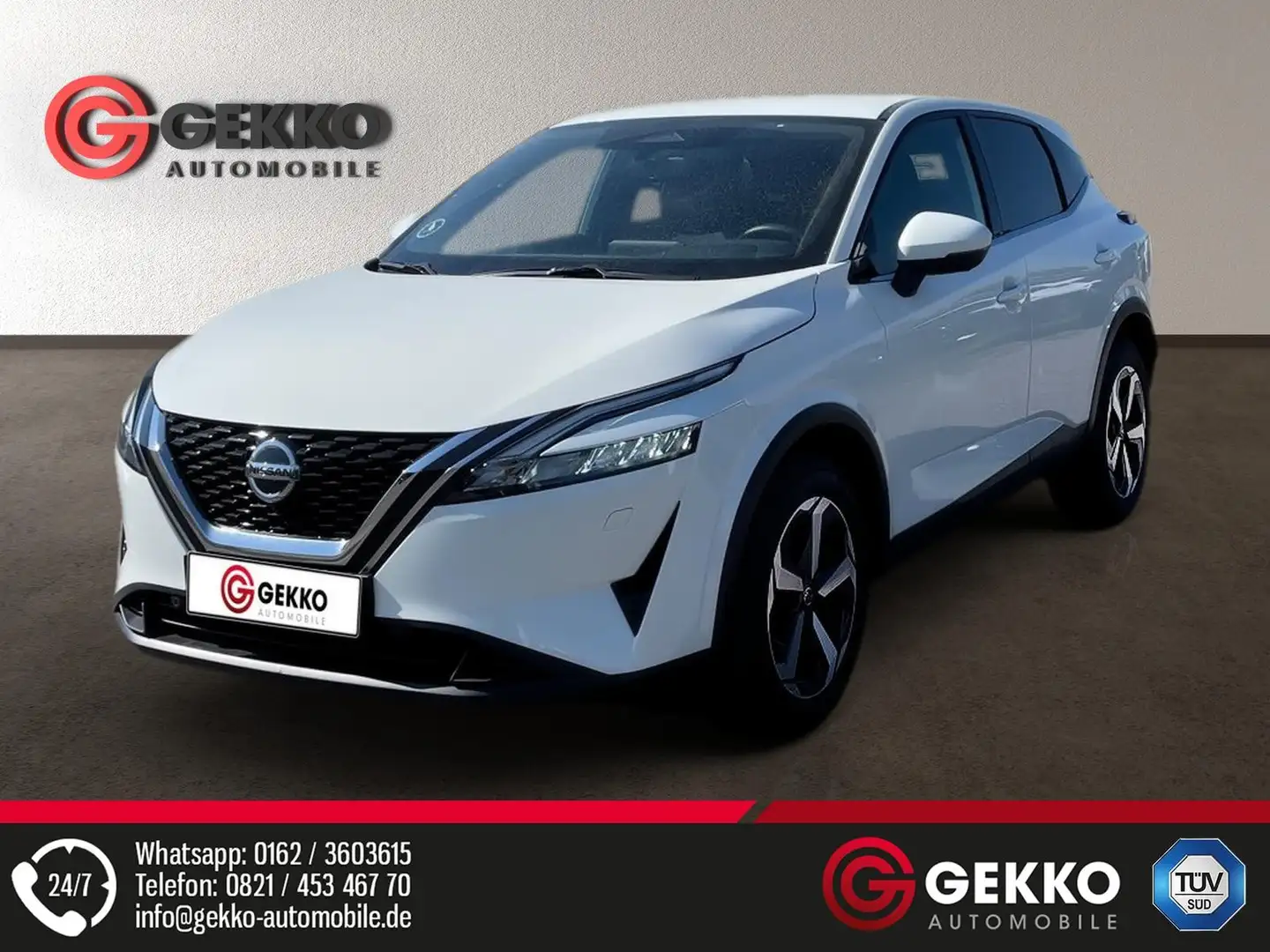 Nissan Qashqai N-Connecta +360Kamera+LED+NAVI+ACC+DAB+SZH Bianco - 1