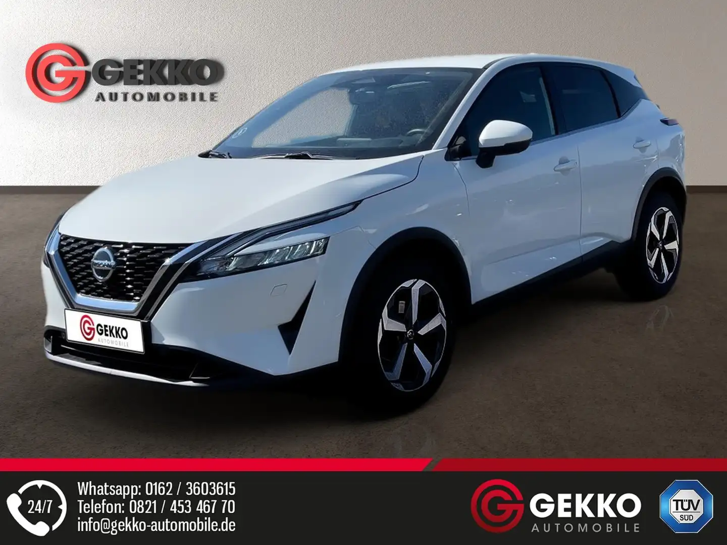 Nissan Qashqai N-Connecta +360Kamera+LED+NAVI+ACC+DAB+SZH Bianco - 2