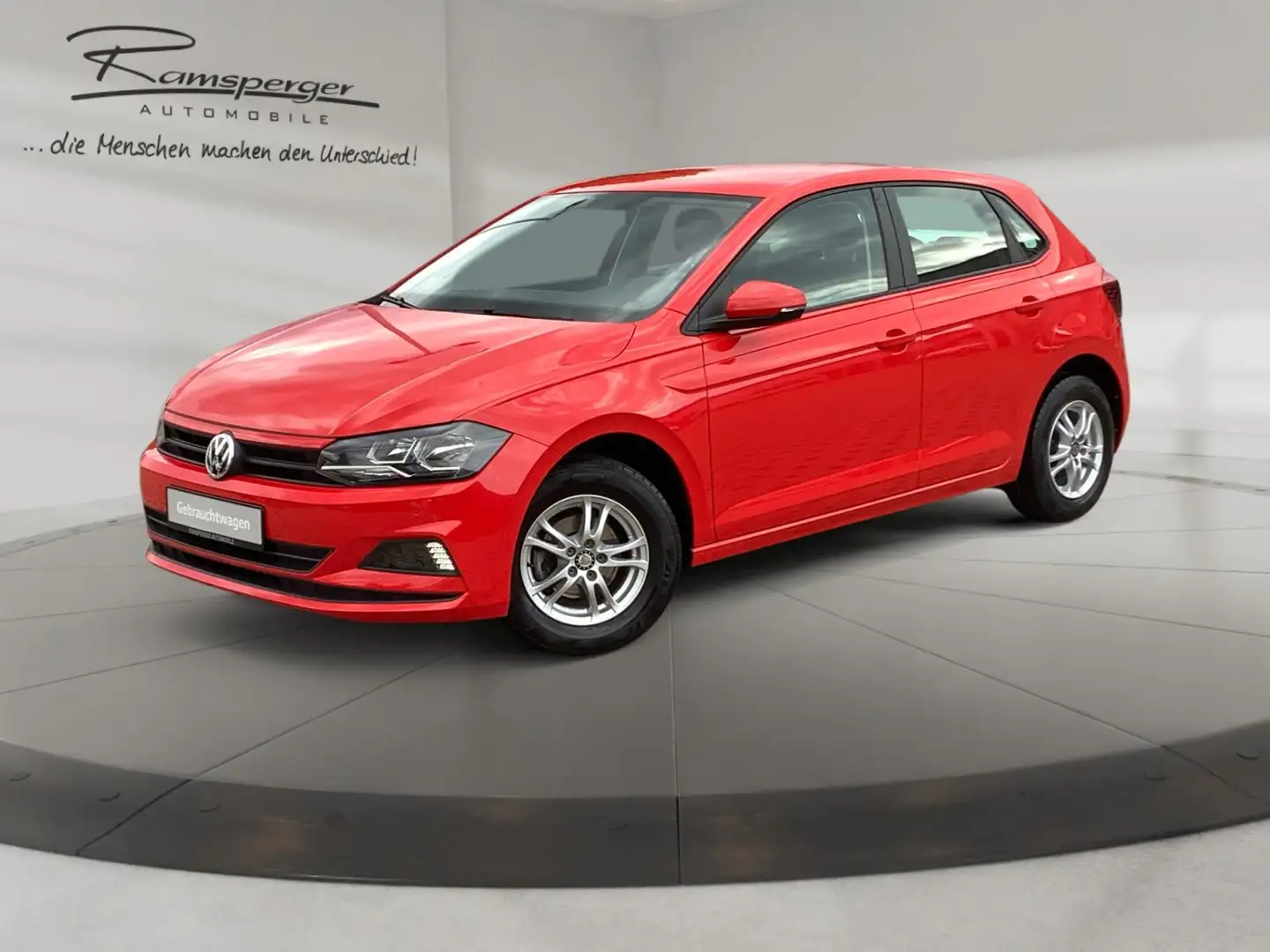 Volkswagen Polo 1.0 Trendline Klima SHZ PDC Rouge - 2