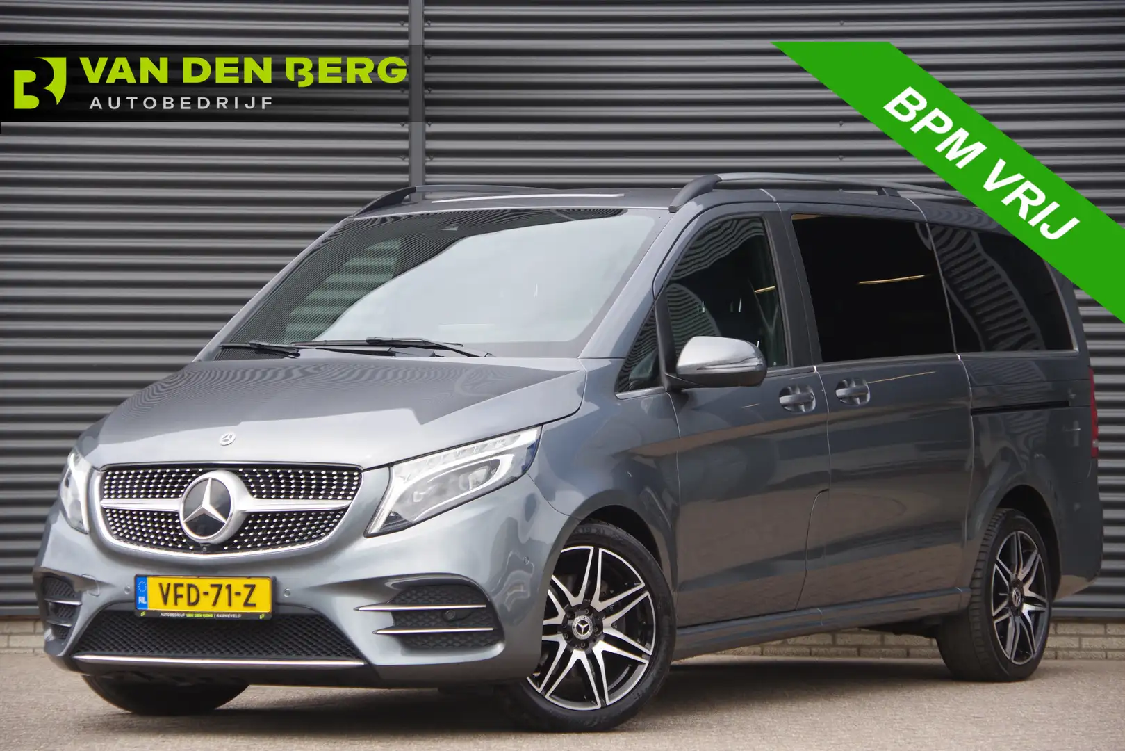 Mercedes-Benz V 300 300d AMG L2 DC-5P, 2X ELEKTR. SCHUIFDEUR, BURMESTE Grijs - 1