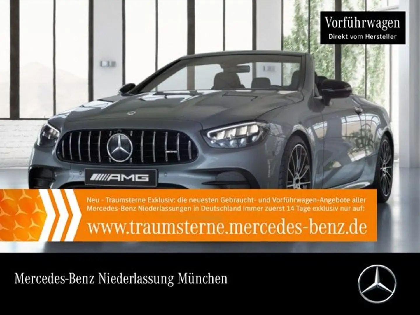 Mercedes-Benz E 53 AMG AMG Cab. Perf-Abgas WideScreen Distr. LED Night Grijs - 1