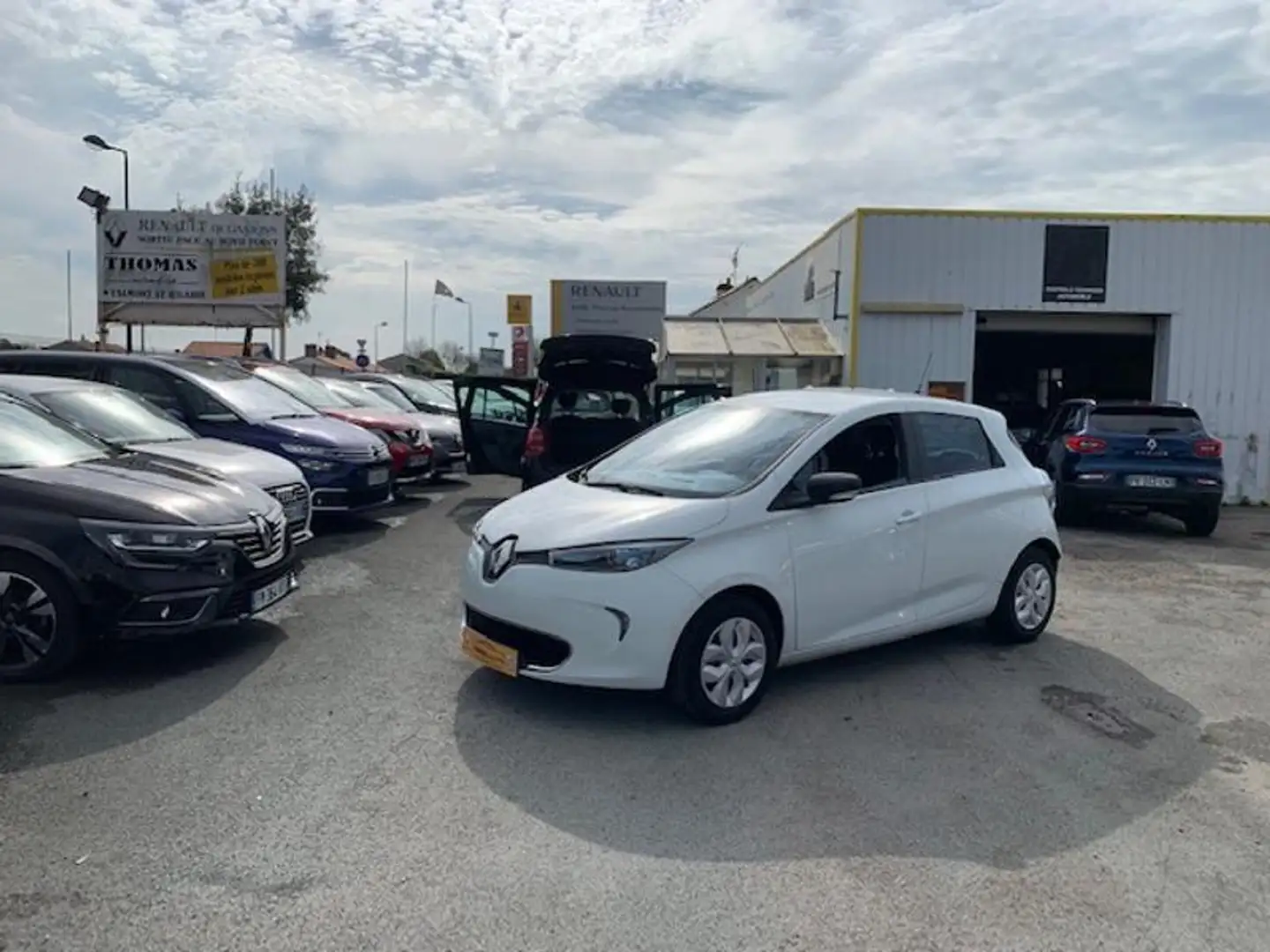 Renault ZOE Life charge normale Blanc - 1