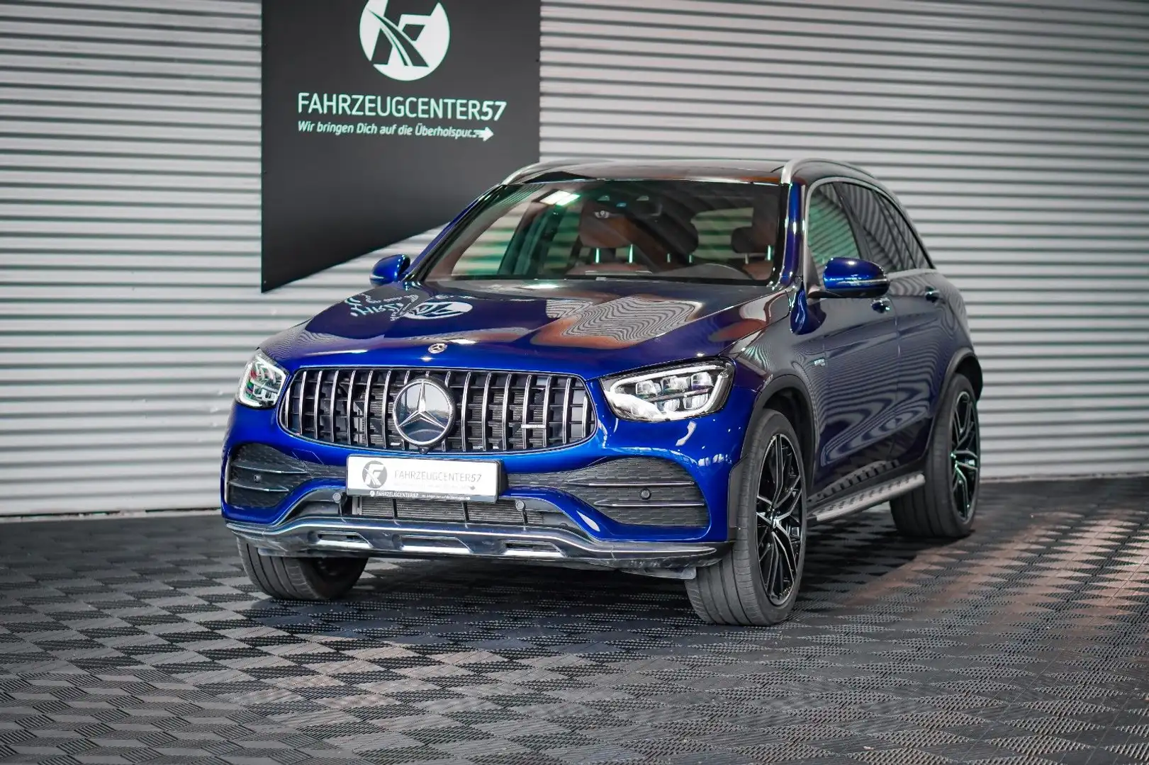 Mercedes-Benz GLC 43 AMG 4MATIC+/360°/BURMESTER/PANO/ACC Bleu - 1