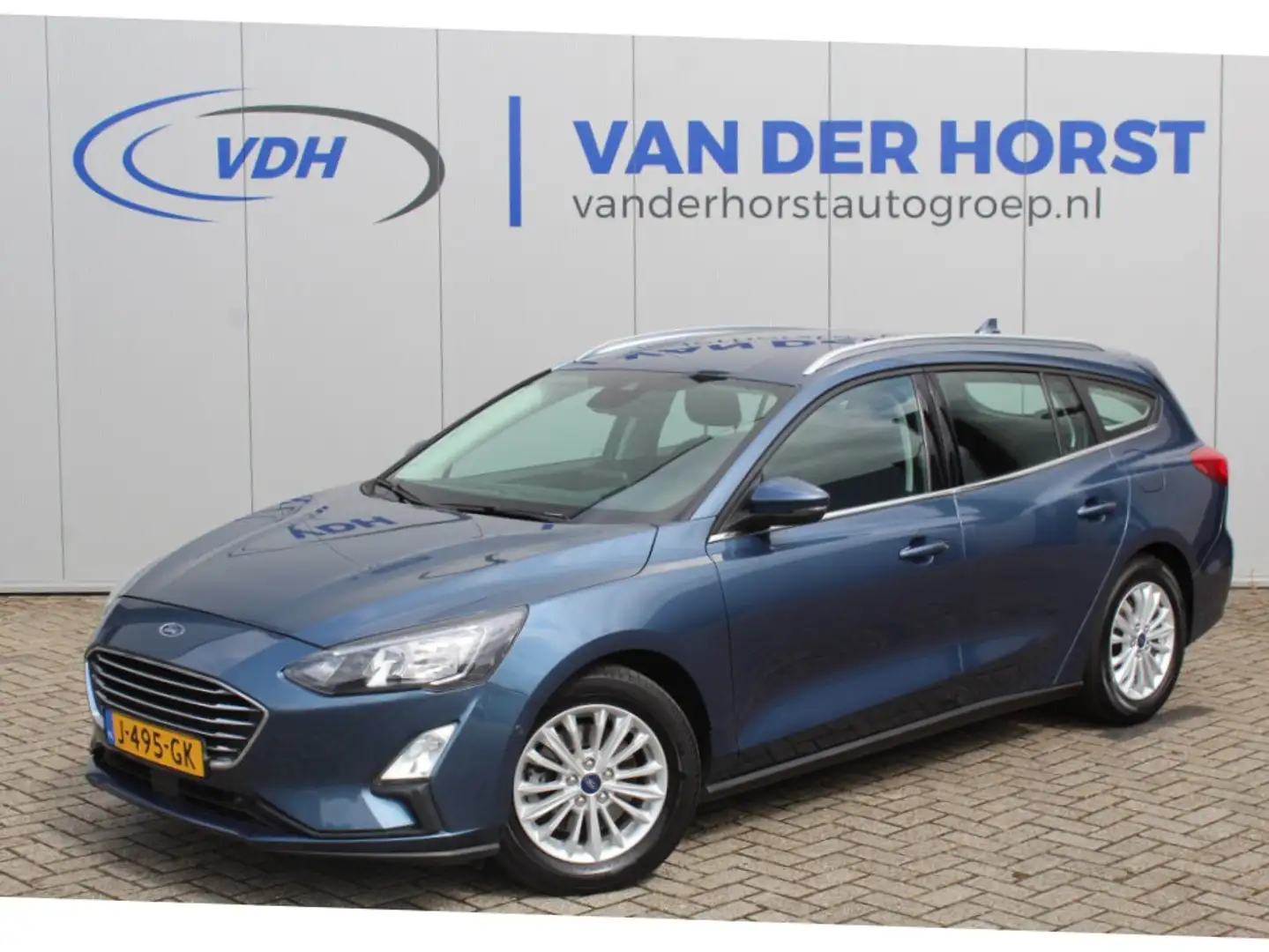 Ford Focus Wagon 1.5-120pk EcoBlue turbo diesel Titanium. Sup Blauw - 1