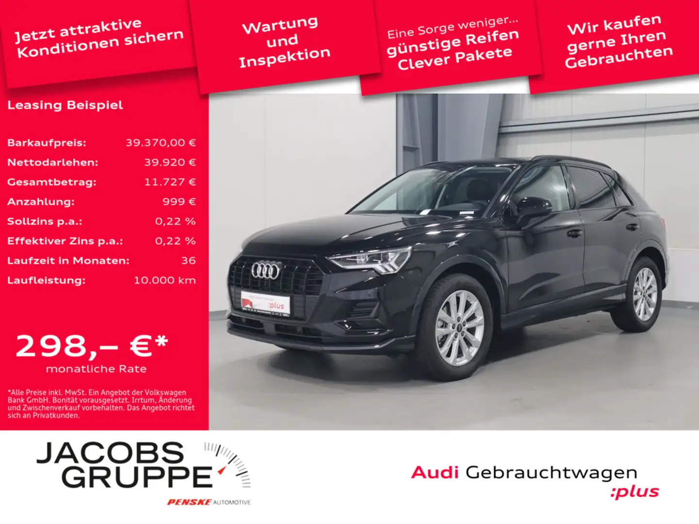 Audi Q3 35 TFSI advanced Navi*PDC*AHK * Schwarz - 1