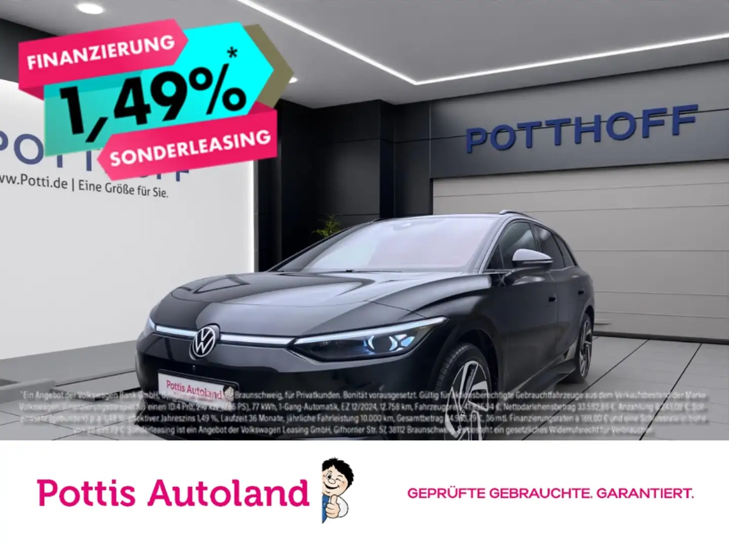 Volkswagen ID.7 Tourer PRO AHK NAVI IQ.LIGHT HuD Schwarz - 1