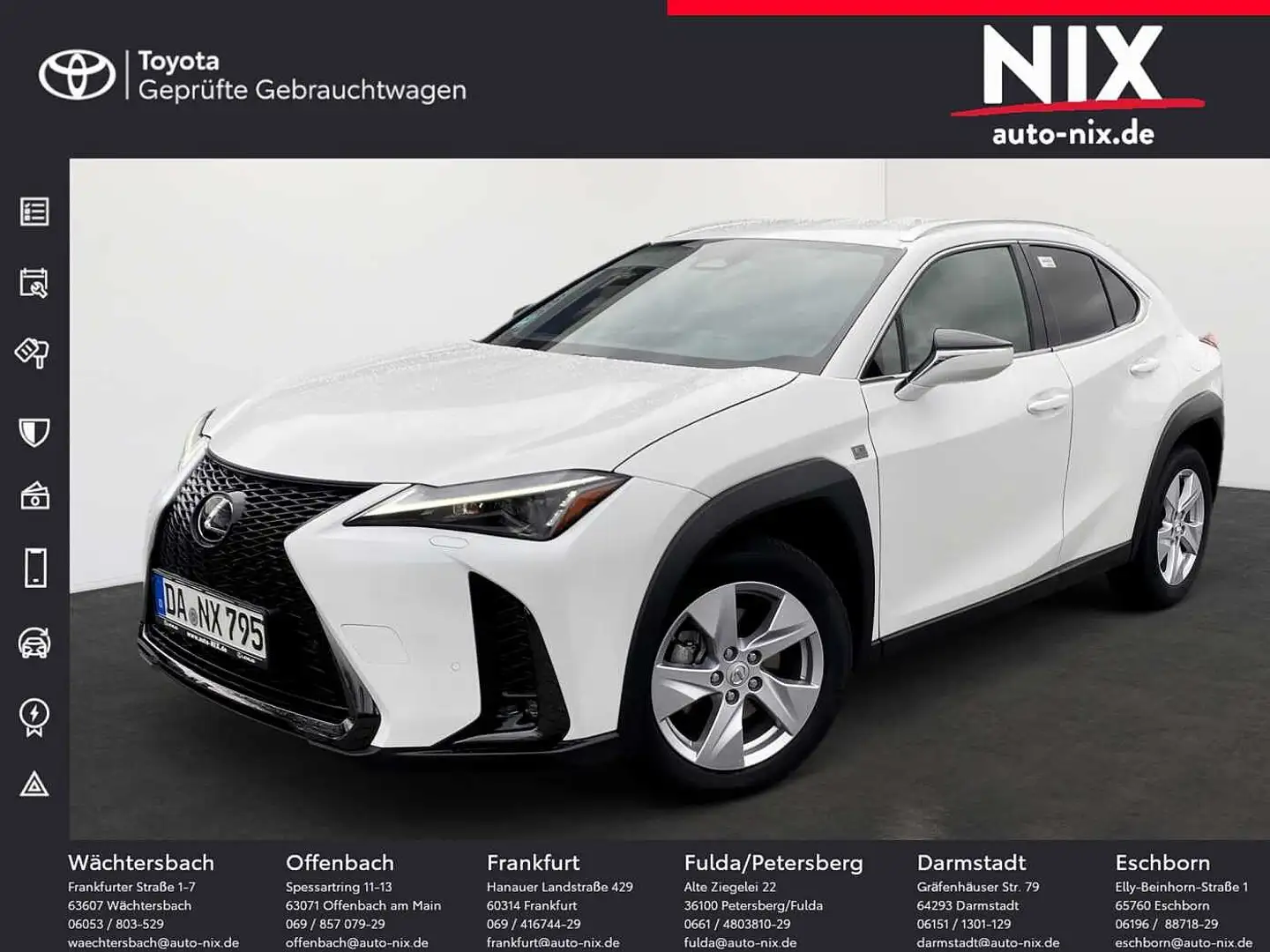 Lexus UX 300h 2.0 Hybrid F-Sport Design LED SHZ Weiß - 1