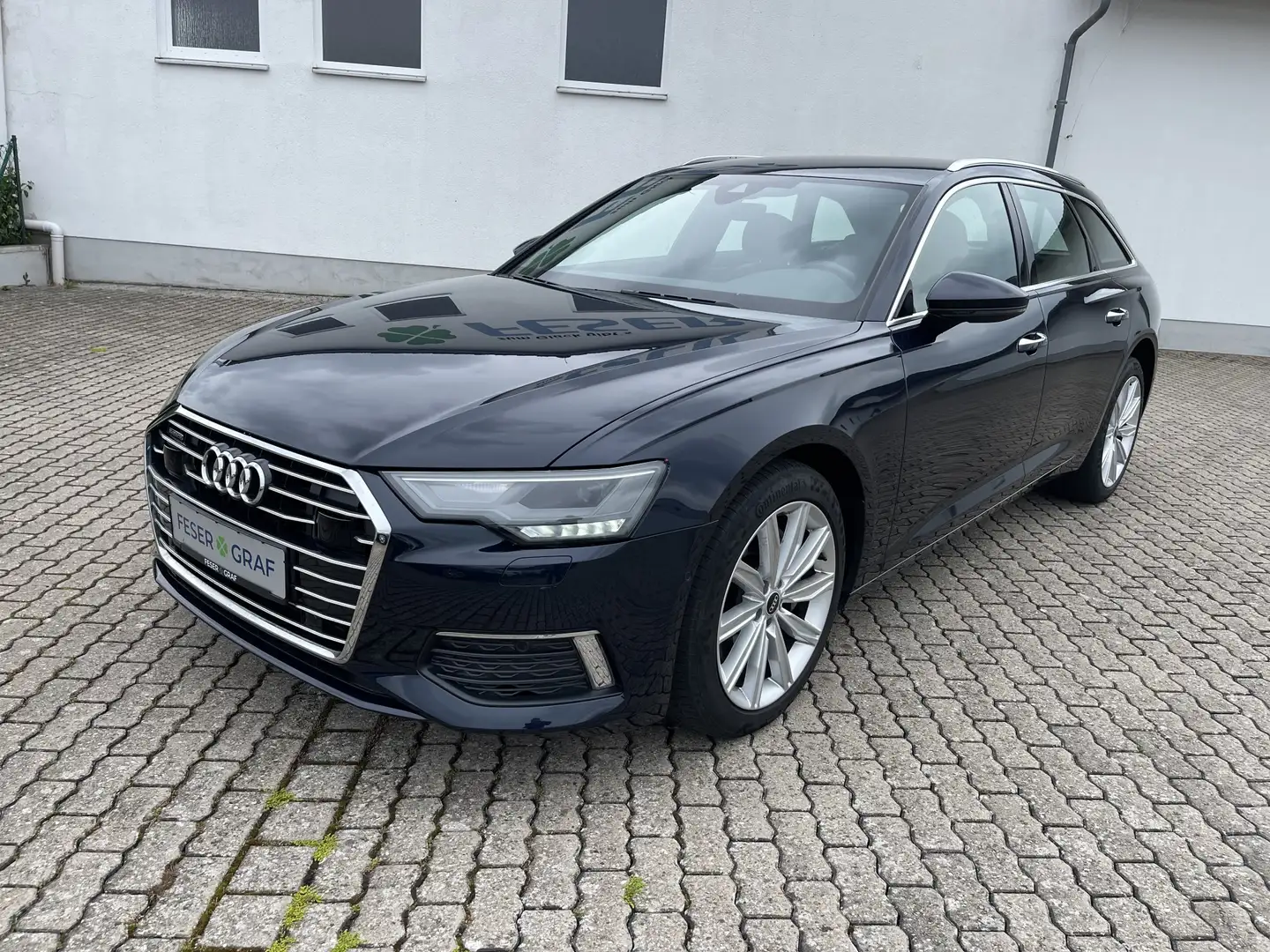 Audi A6 Avant Design 45 TDI qu. LEDER ACC 19" KAM KESSY AC Blauw - 2