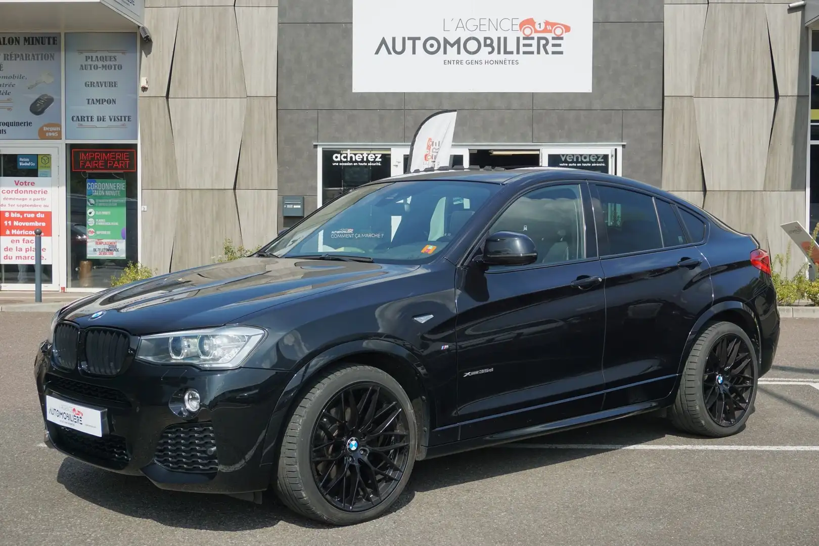 BMW X4 (F26) XDRIVE 35D 313 M SPORT BVA8 Zwart - 1