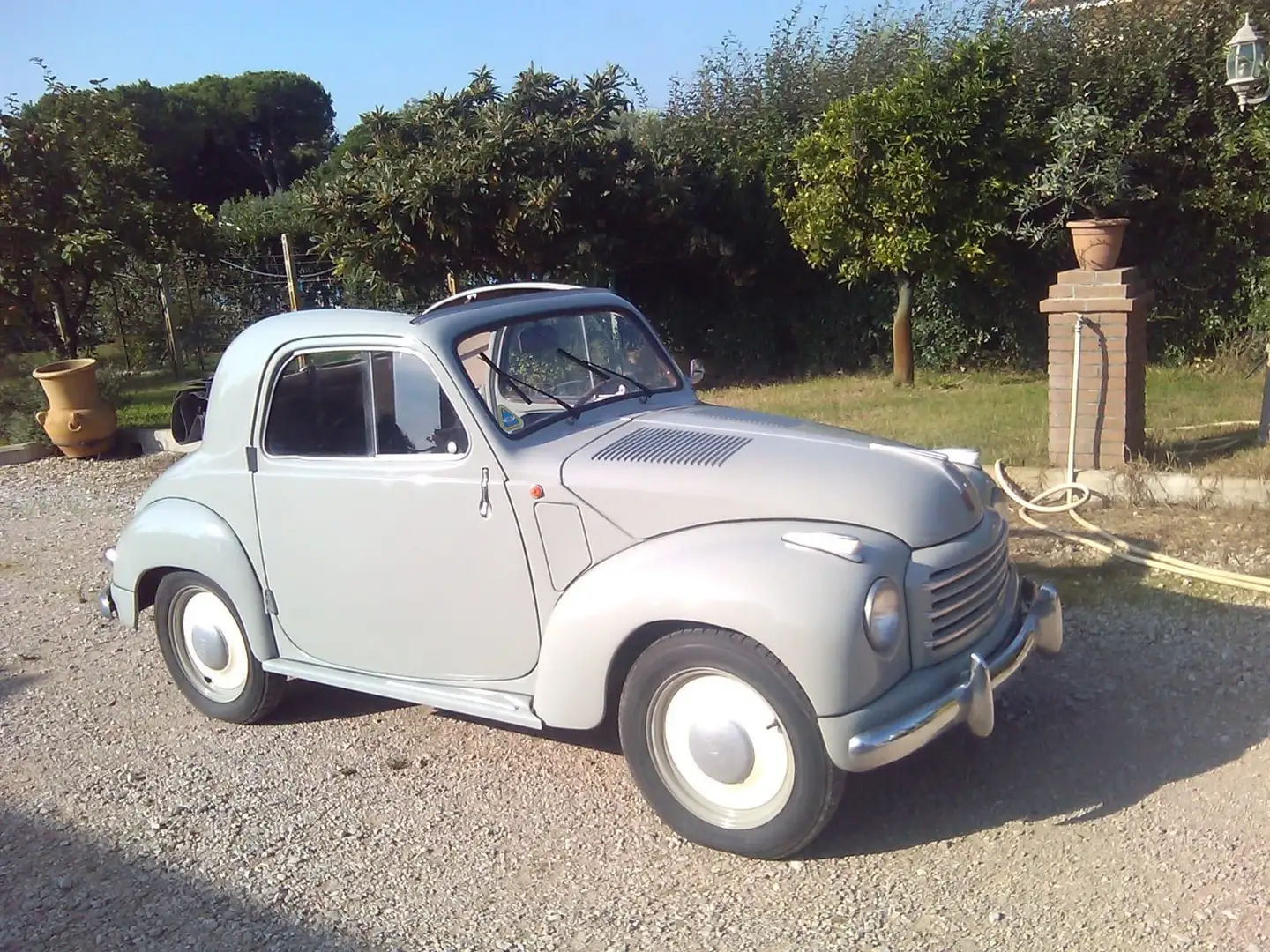 Fiat 500 Topolino apribile Gris - 1