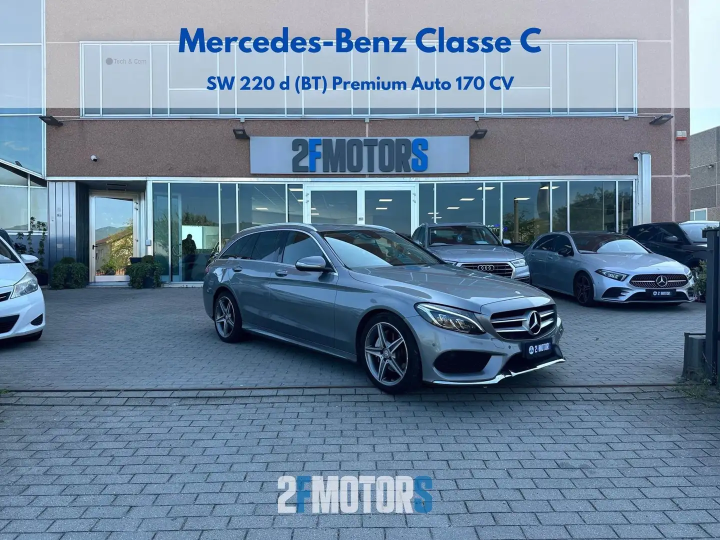 Mercedes-Benz C 220 SW 220 d  Premium auto Gris - 1