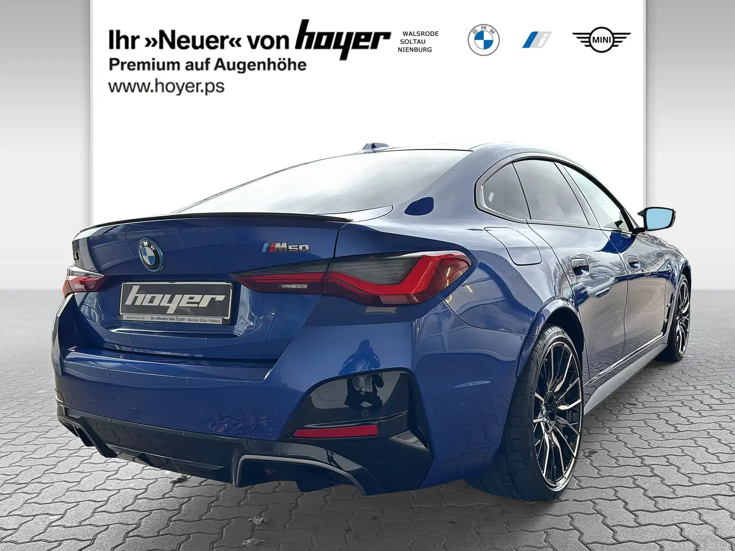 BMW i4 M50 Gran Coupé Sportpaket HK HiFi DAB LED Azul - 2